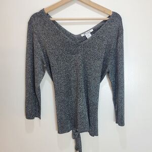 Nygard Silver Sparkle Sweater  
